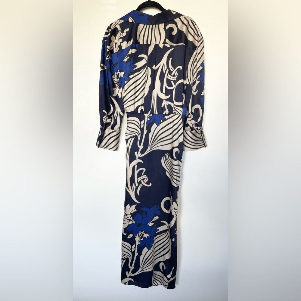 ZARA SS23 PRINTED SHIRT DRESS MIDI WRAP FRONT 7732/343/218 - Picture 3 of 10
